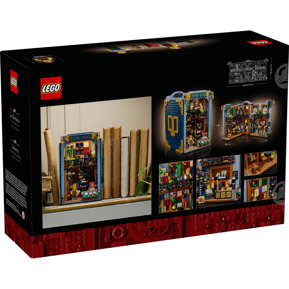 ［想樂］全新 樂高 LEGO 11379 ICONS 書店：書擋擺飾 Bookstore: Book Nook-細節圖2