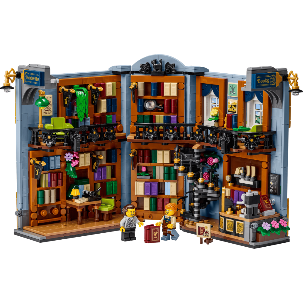 ［想樂］全新 樂高 LEGO 11379 ICONS 書店：書擋擺飾 Bookstore: Book Nook-細節圖3