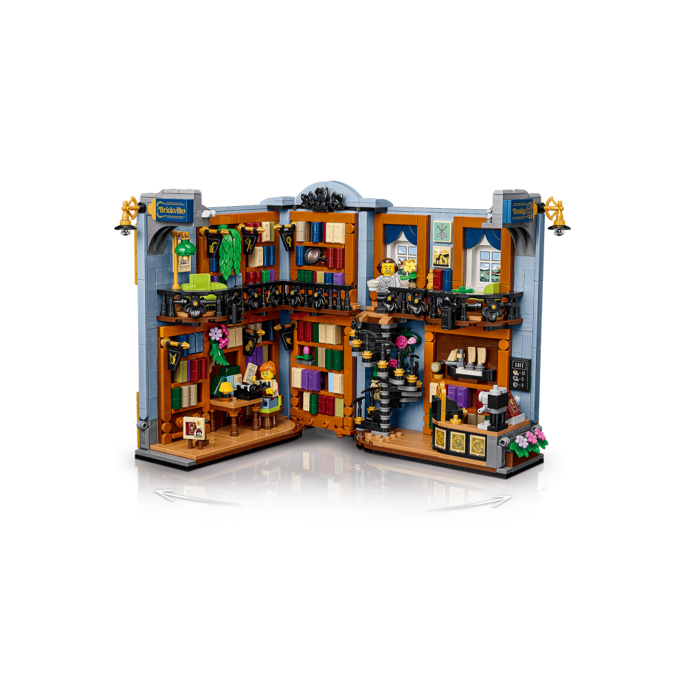 ［想樂］全新 樂高 LEGO 11379 ICONS 書店：書擋擺飾 Bookstore: Book Nook-細節圖8