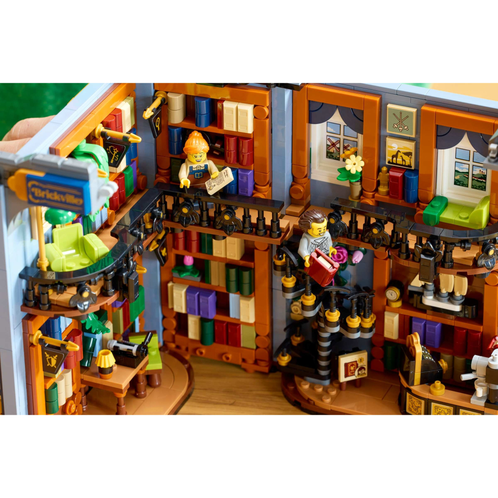 ［想樂］全新 樂高 LEGO 11379 ICONS 書店：書擋擺飾 Bookstore: Book Nook-細節圖9