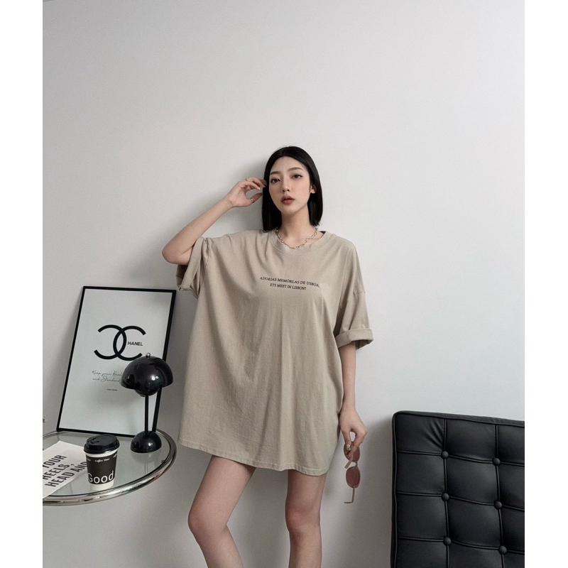 預購- T恤 簡約有型，百搭 不挑人 寬鬆版型  字母T  穿出時尚 慵懶感 黑/白/灰/卡-細節圖4