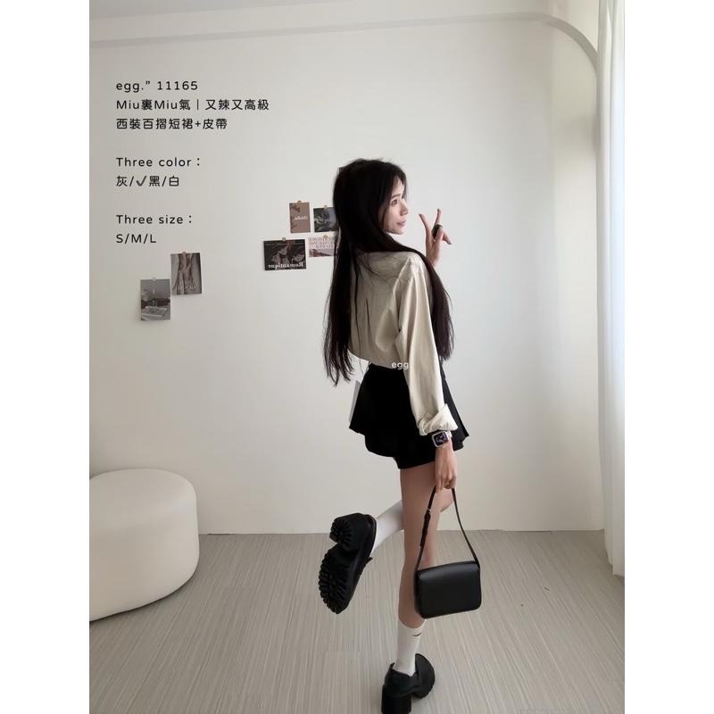 預購- 皮鞋 20035 一眼淪陷｜一年四季都可的小皮鞋 高級感 厚底 樂福鞋 軟底好走 35-39碼-細節圖5