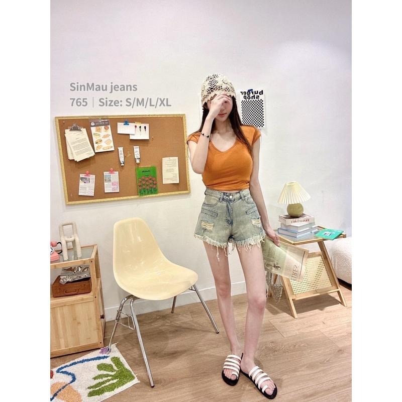 預購-Ki.studio 實拍｜765 設計感 抽鬚 高腰短褲 顯腿長剪裁 夏季必收單品-細節圖2