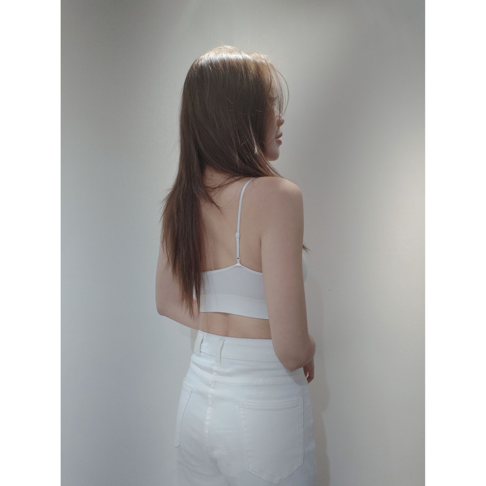 預購= Ki.studio 實拍｜769 內搭 小狐狸罩杯 背心 均碼彈力 不挑胸圍 肩帶可調整 透氣孔洞罩杯 8色-細節圖9