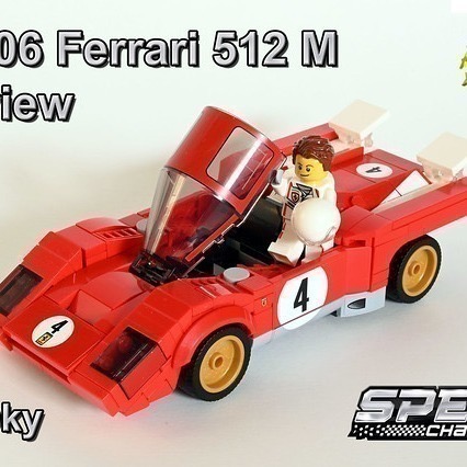 LEGO樂高 76906 法拉利 Ferrari 512M speed champions-細節圖4