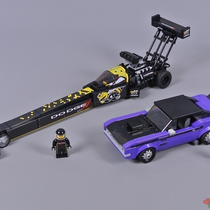 LEGO樂高 76904 道奇 Mopar Dodge//SRT Top Fuel Dragster 挑戰者-細節圖4