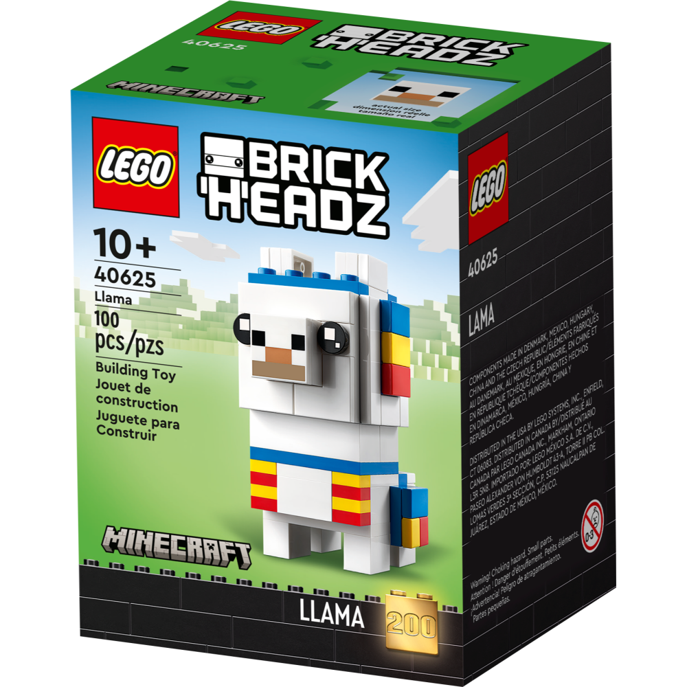 樂高 LEGO 40625 BrickHeadz 駱馬 Minecraft®-細節圖2
