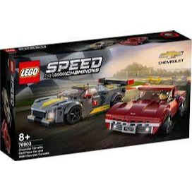 LEGO 76903 Chevrolet Corvette C8.R Race Car &amp;1968 雪佛蘭 speed