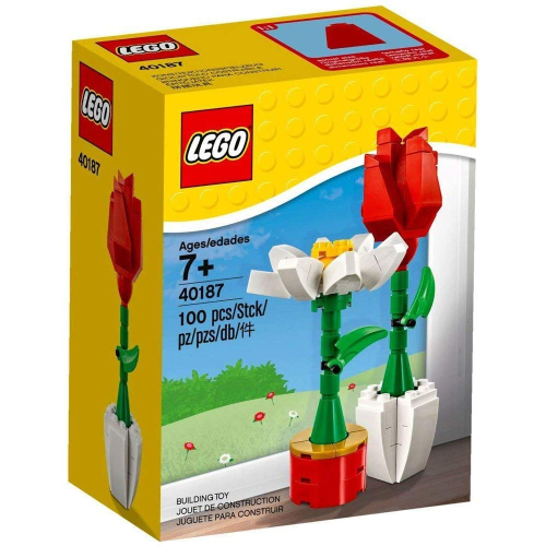 樂高 LEGO 40187 Flower Display 花 玫瑰花 鬱金香 花藝