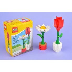 樂高 LEGO 40187 Flower Display 花 玫瑰花 鬱金香 花藝-細節圖2