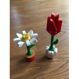 樂高 LEGO 40187 Flower Display 花 玫瑰花 鬱金香 花藝-細節圖4