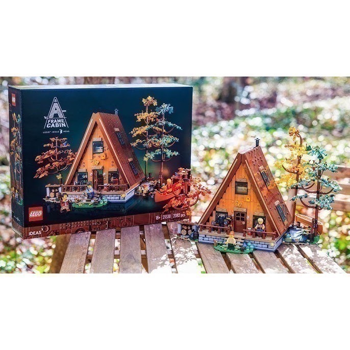 LEGO 樂高 21338 A字形小屋  A-Frame Cabin IDEAS 系列-細節圖3