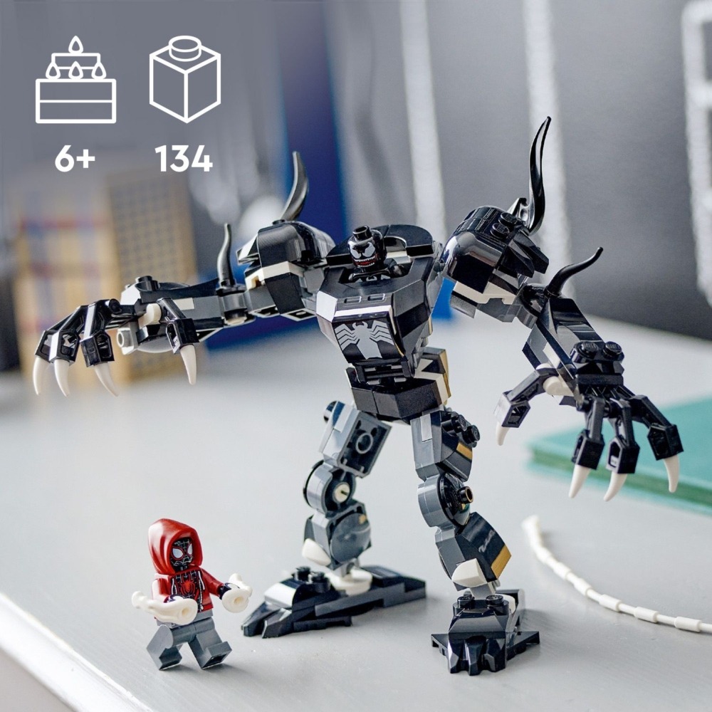 LEGO 76276 猛毒機甲 vs 麥爾斯 Venom Mech Armor vs. MileSuper Heroes-細節圖3