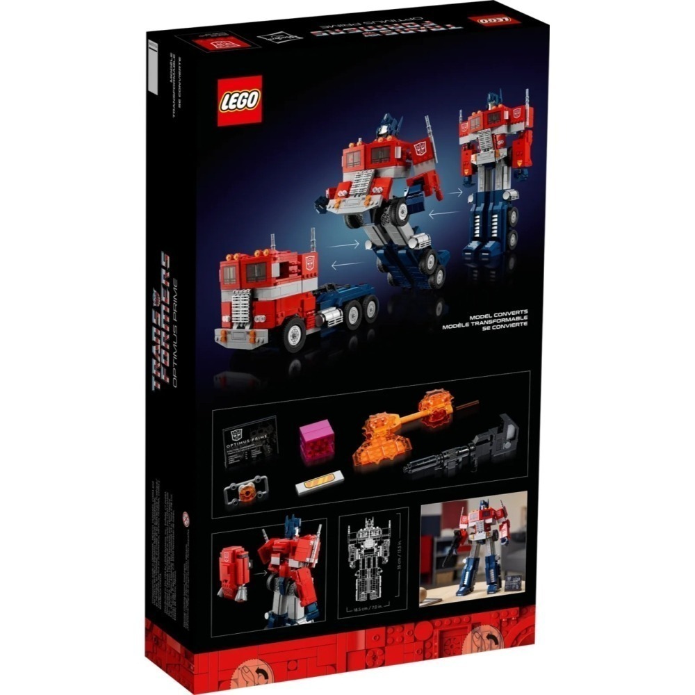 LEGO 樂高 10302 Optimus Prime 柯博文-細節圖2