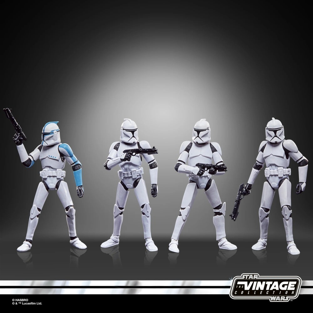 星際大戰 STAR WARS TVC3.75 Phase 1 Clone Trooper 徵兵四人包-細節圖4