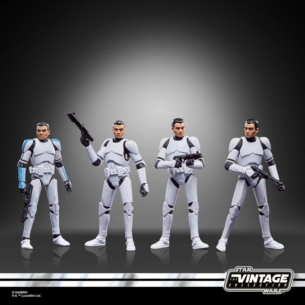星際大戰 STAR WARS TVC3.75 Phase 1 Clone Trooper 徵兵四人包-細節圖5