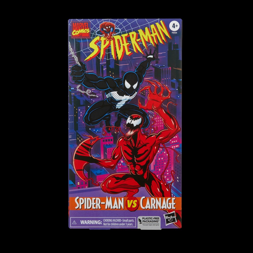 漫威 Marvel ML6吋  VHS系列  Spider-Man & Carnage 蜘蛛人與屠殺-細節圖2
