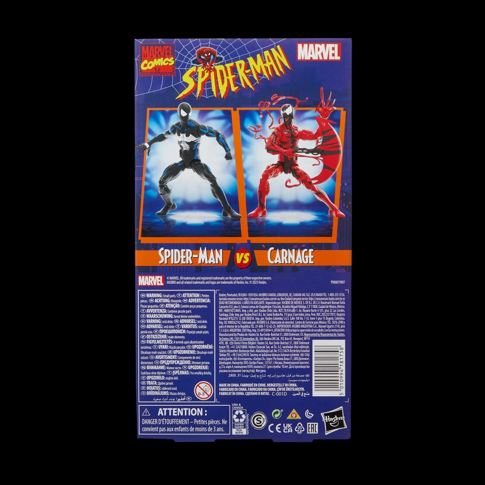 漫威 Marvel ML6吋  VHS系列  Spider-Man & Carnage 蜘蛛人與屠殺-細節圖3