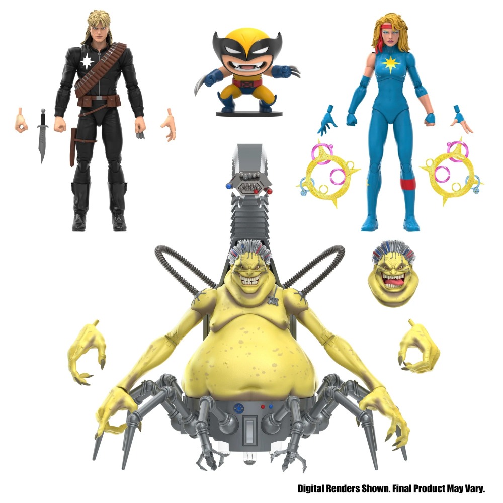 漫威 Marvel ML6吋  X-Men系列 Mojoworld 魔胎怪四人包-細節圖4