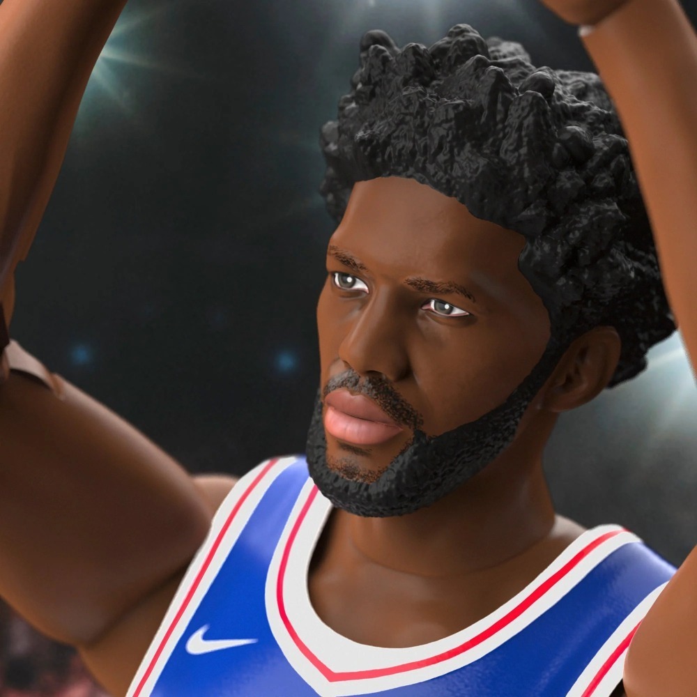 NBA 6吋 Starting Lineup Joel Embiid-細節圖4