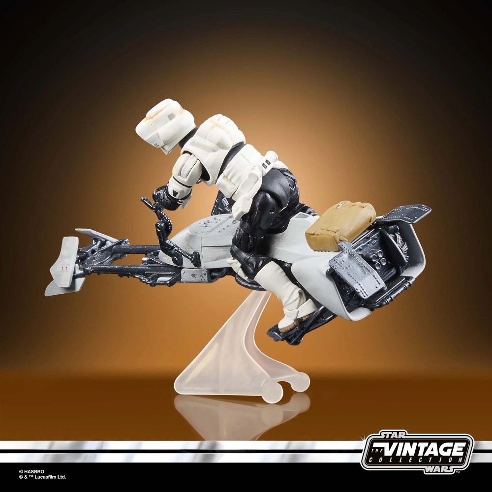 星際大戰 STAR WARS TVC3.75吋 Speeder Bike Scout Trooper & Grogu-細節圖4