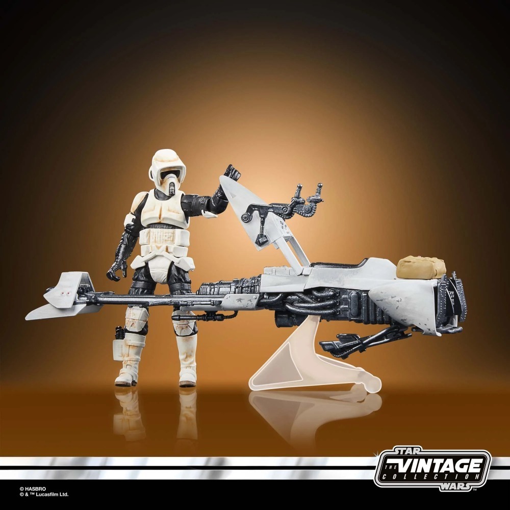 星際大戰 STAR WARS TVC3.75吋 Speeder Bike Scout Trooper & Grogu-細節圖5