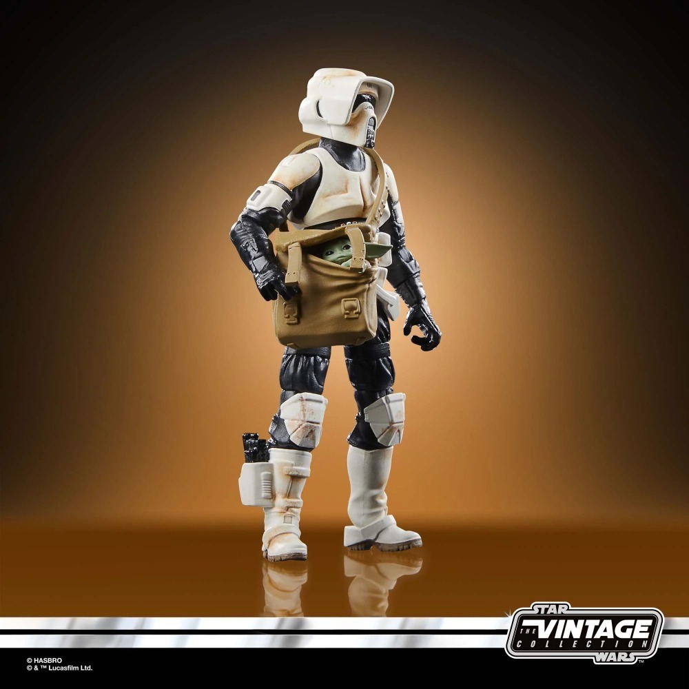 星際大戰 STAR WARS TVC3.75吋 Speeder Bike Scout Trooper & Grogu-細節圖8