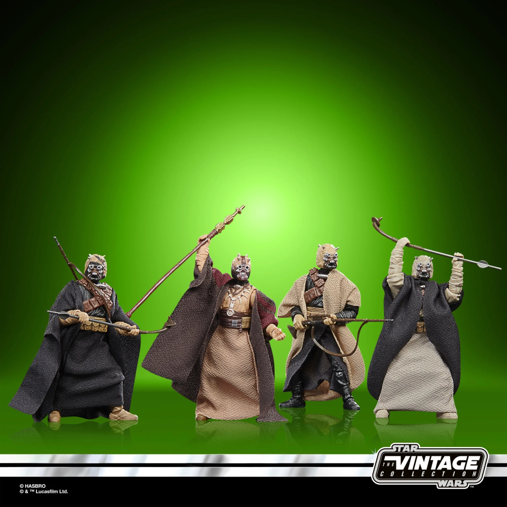 星際大戰 STAR WARS TVC3.75 Tusken Raiders 4-PACK 沙人四人包-細節圖3