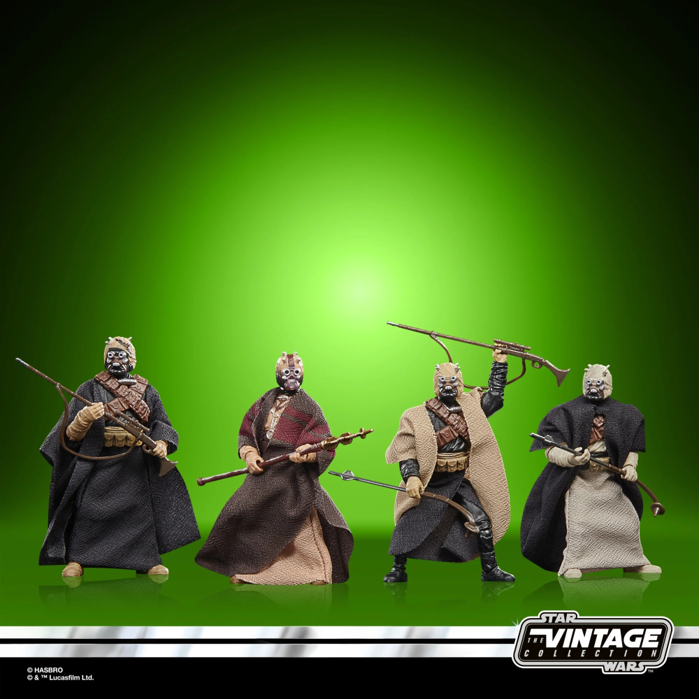 星際大戰 STAR WARS TVC3.75 Tusken Raiders 4-PACK 沙人四人包-細節圖4