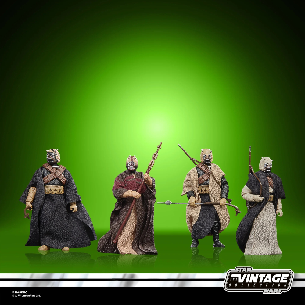 星際大戰 STAR WARS TVC3.75 Tusken Raiders 4-PACK 沙人四人包-細節圖5