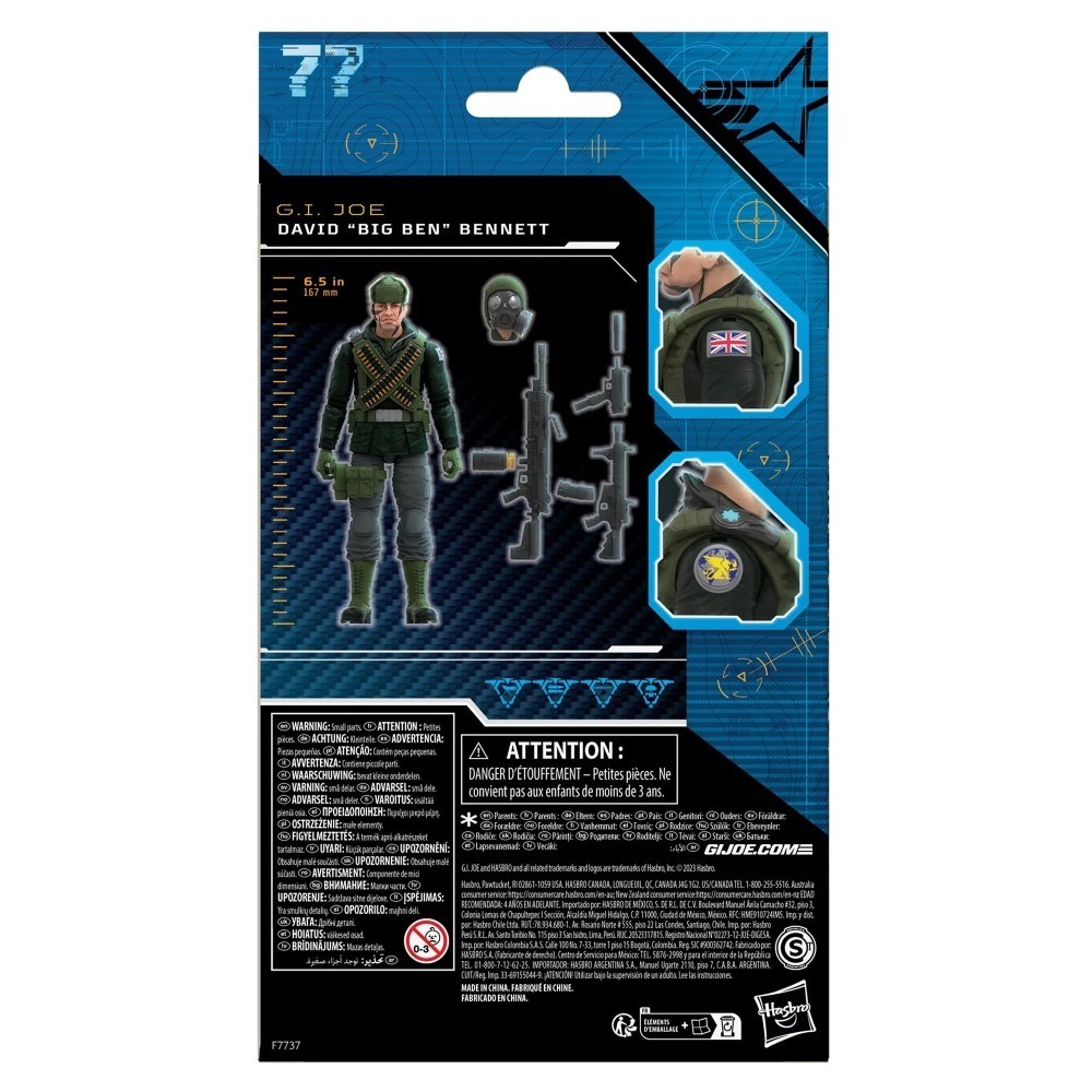 G.I. Joe 6吋 特種部隊系列  Nightforce David “Big Ben” Bennett , 77-細節圖3