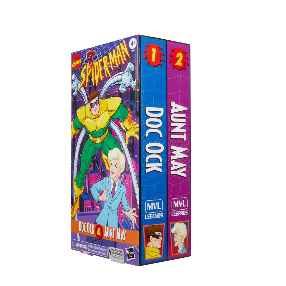 漫威 Marvel ML6吋  VHS系列 Doctor Octopus & Aunt May-細節圖3