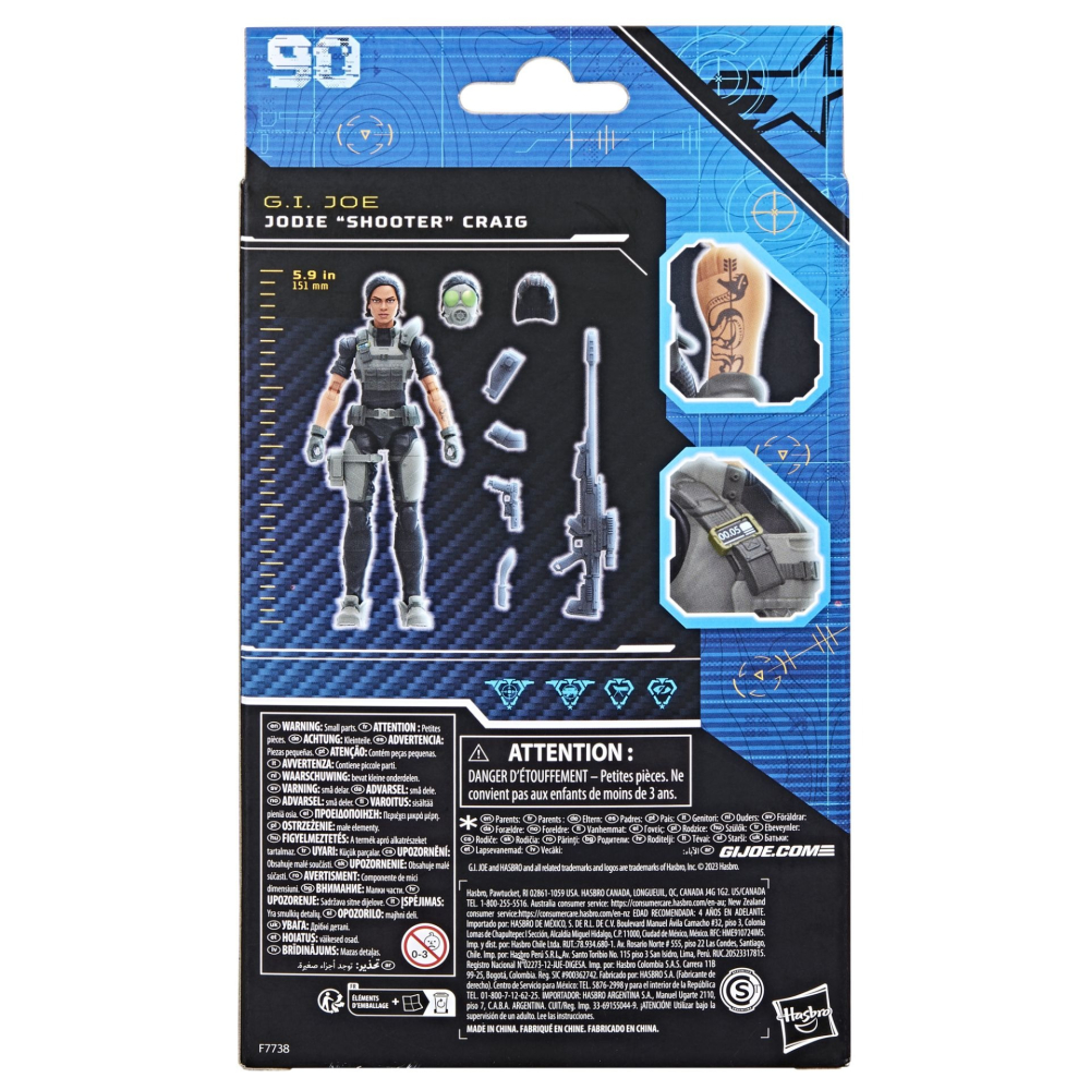 G.I. Joe 6吋 特種部隊系列 Nightforce Jodie ＂Shooter＂ Craig﹐90-細節圖3