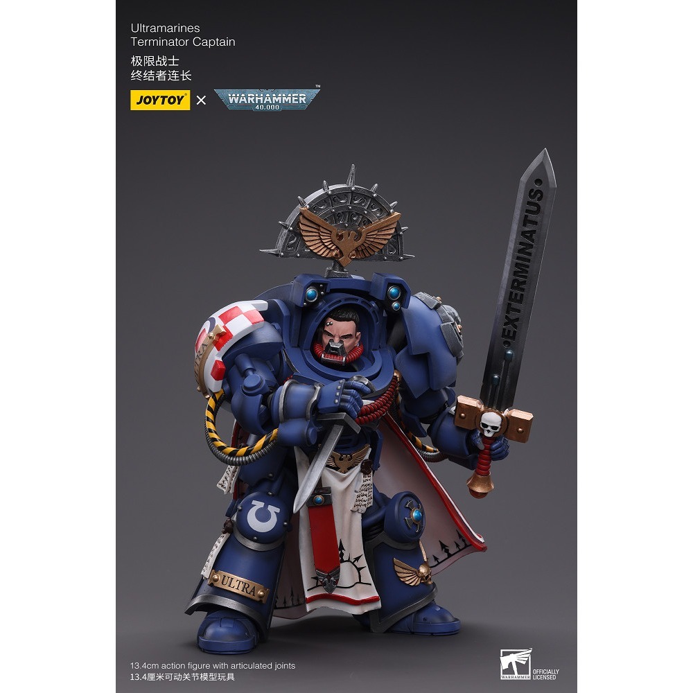 暗源Joy Toy 1/18 戰鎚40K 極限戰士終結者連長 Terminator Captain-細節圖4