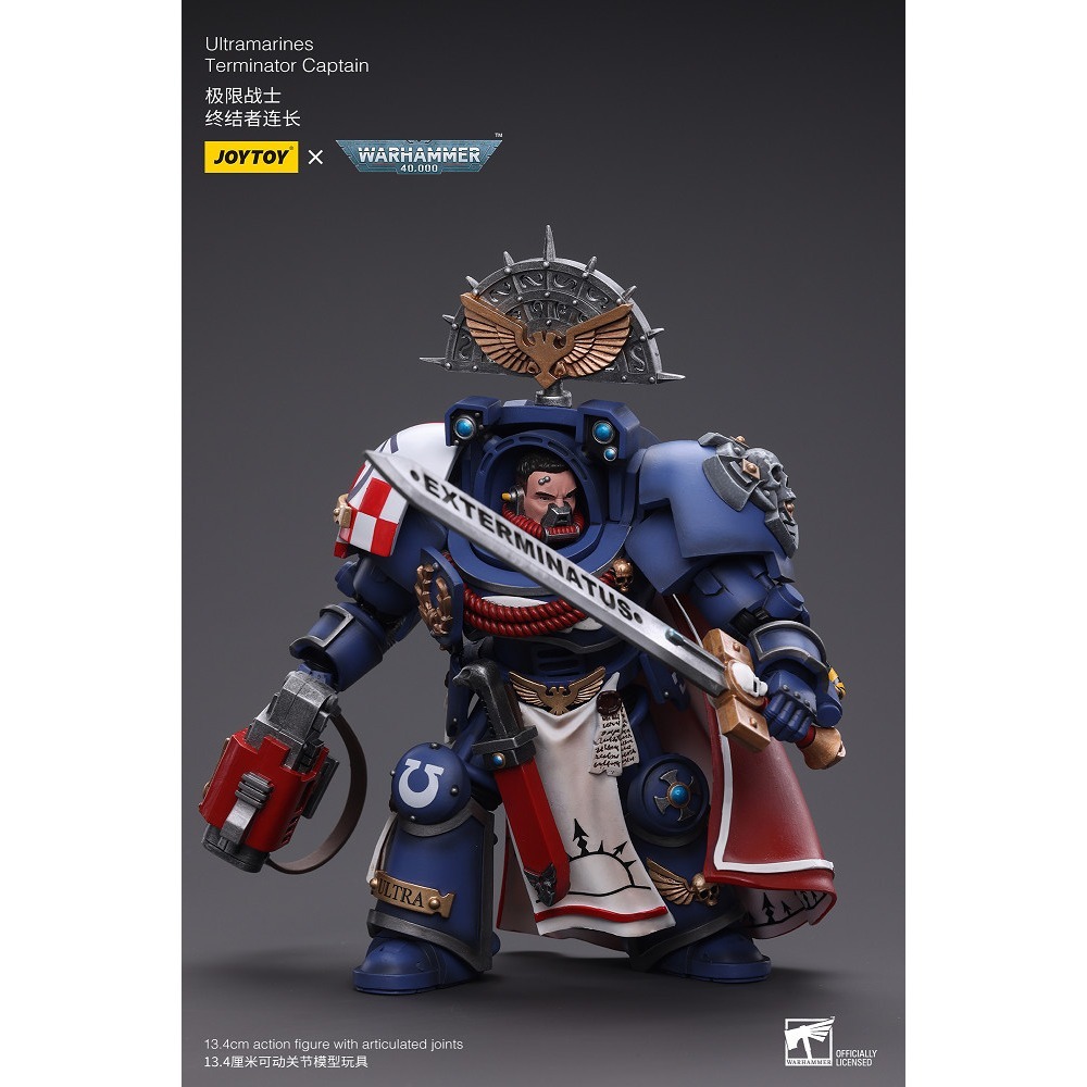 暗源Joy Toy 1/18 戰鎚40K 極限戰士終結者連長 Terminator Captain-細節圖5