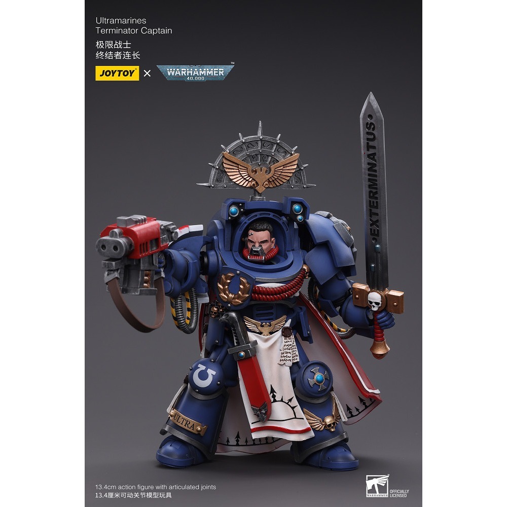 暗源Joy Toy 1/18 戰鎚40K 極限戰士終結者連長 Terminator Captain-細節圖6