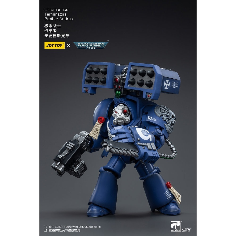 暗源Joy Toy 1/18 戰鎚40K 終結者 安德魯斯兄弟 Terminators Brother Andrus-細節圖2