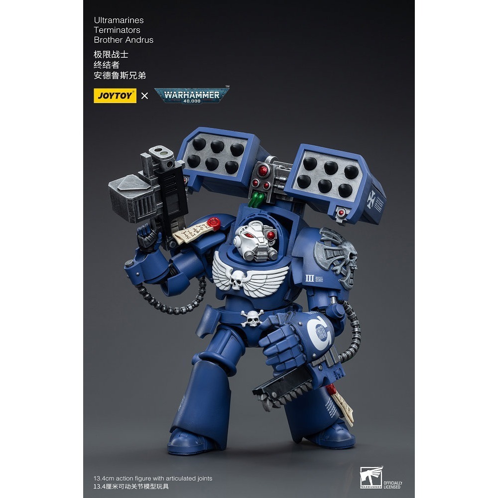 暗源Joy Toy 1/18 戰鎚40K 終結者 安德魯斯兄弟 Terminators Brother Andrus-細節圖3