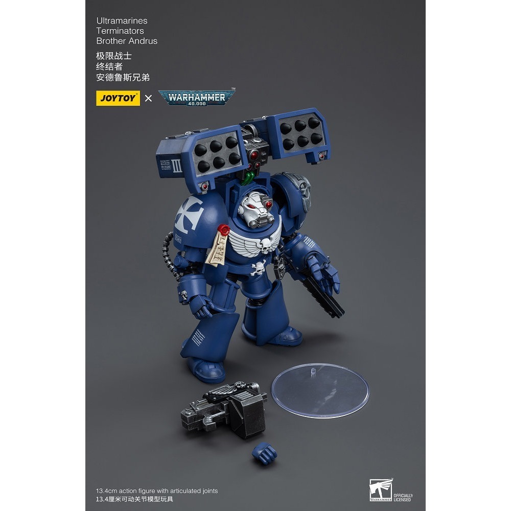 暗源Joy Toy 1/18 戰鎚40K 終結者 安德魯斯兄弟 Terminators Brother Andrus-細節圖8