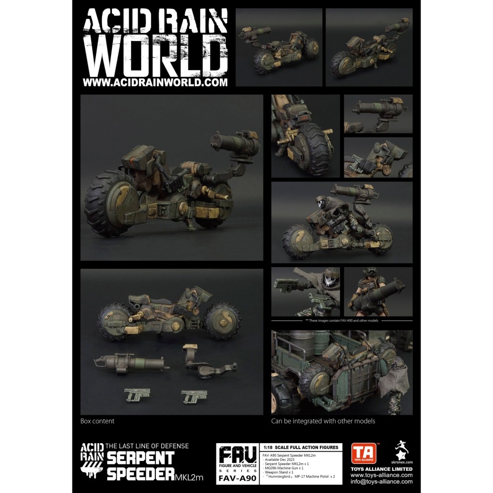 酸雨戰爭Acid Rain World3.75吋 FAV-A90 Serpent Speeder MKL2m 海蛇斯比達-細節圖2