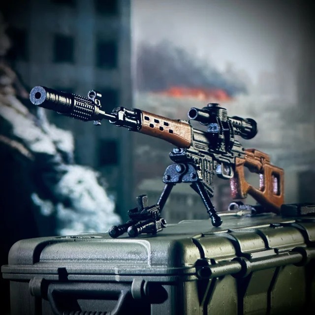 Grid Iron Studio 1:12 DRAGUNOV Sniper Rifle  國外代購6吋狙擊槍-細節圖5