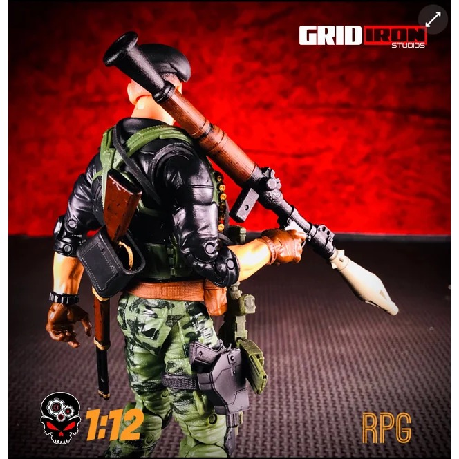 Grid Iron Studio 1:12  RPG Replica 國外代購6吋火箭炮-細節圖3