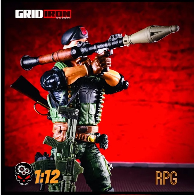 Grid Iron Studio 1:12  RPG Replica 國外代購6吋火箭炮-細節圖4