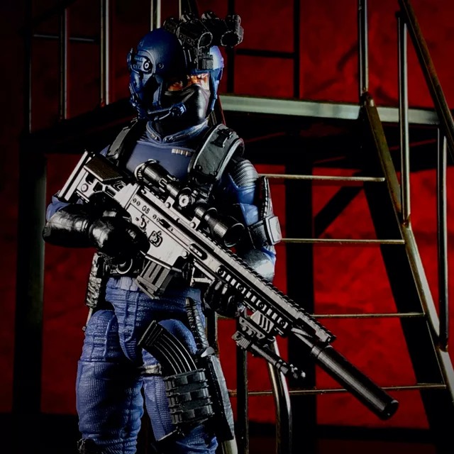 Grid Iron Studio 1:12  SCAR Sniper Rifle 國外代購6吋 SCAR狙擊步槍-細節圖4