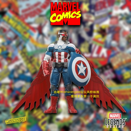 漫威 Marvel ML6吋 美國隊長 獵鷹 Captain America