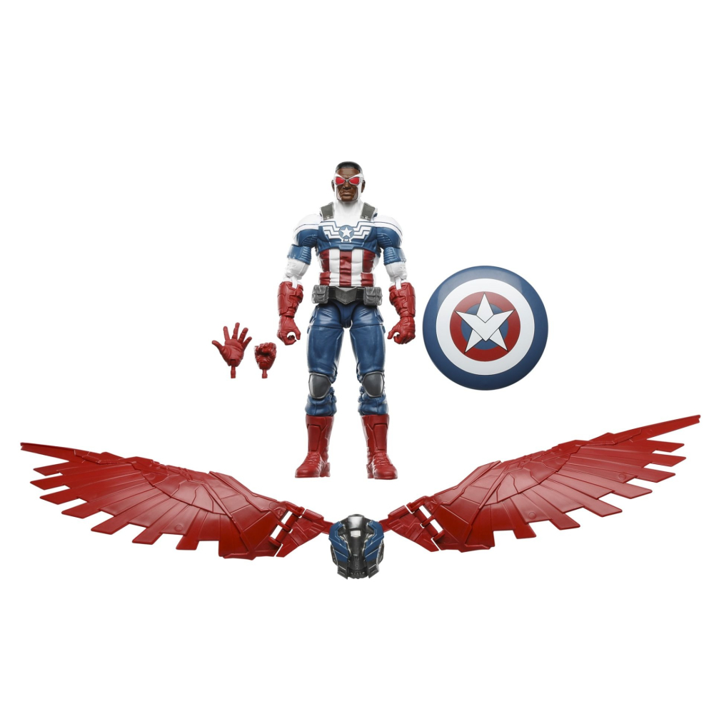 漫威 Marvel ML6吋 美國隊長 獵鷹 Captain America-細節圖8