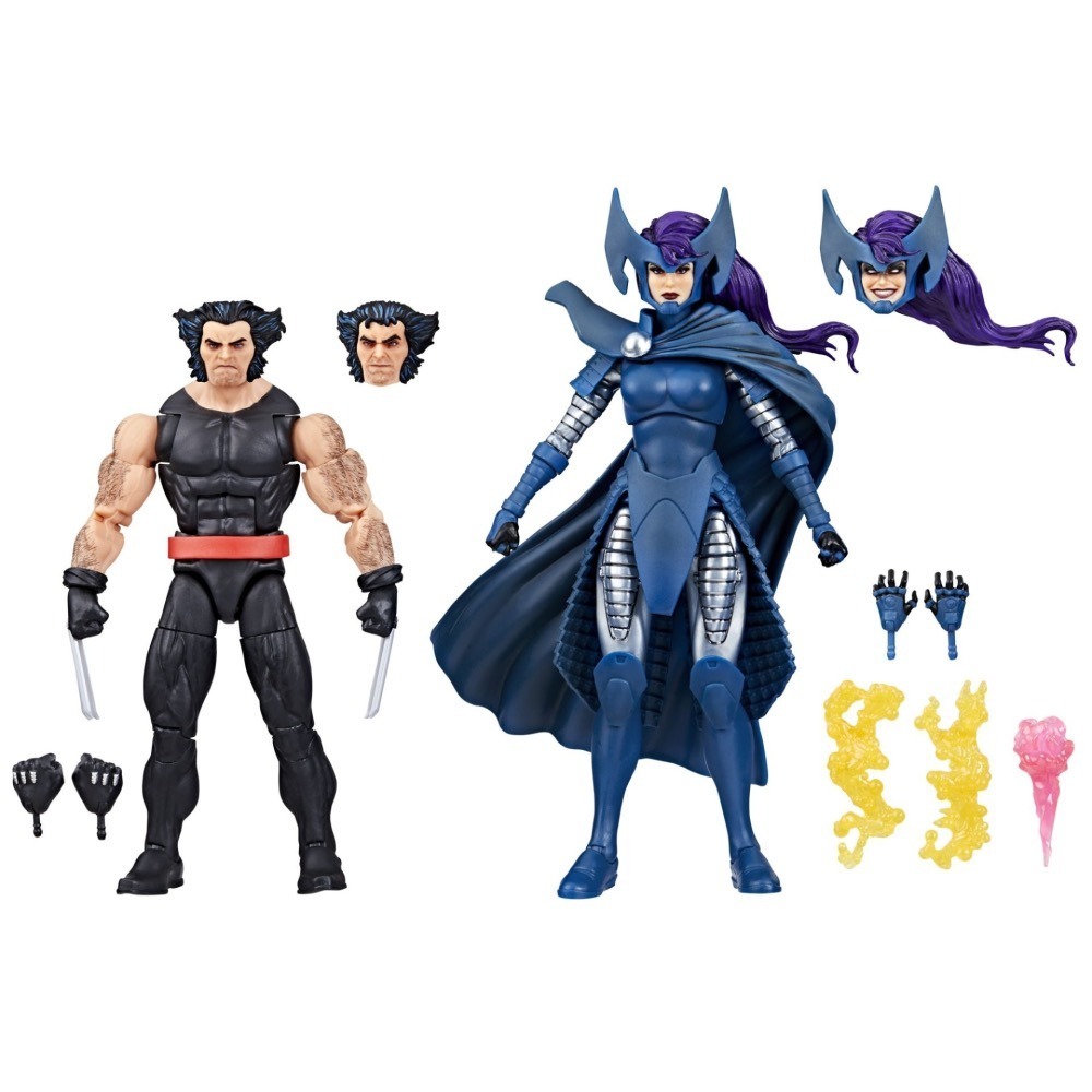 漫威 Marvel ML6吋 金鋼狼50周年 Wolverine and Psylocke 靈蝶-細節圖9