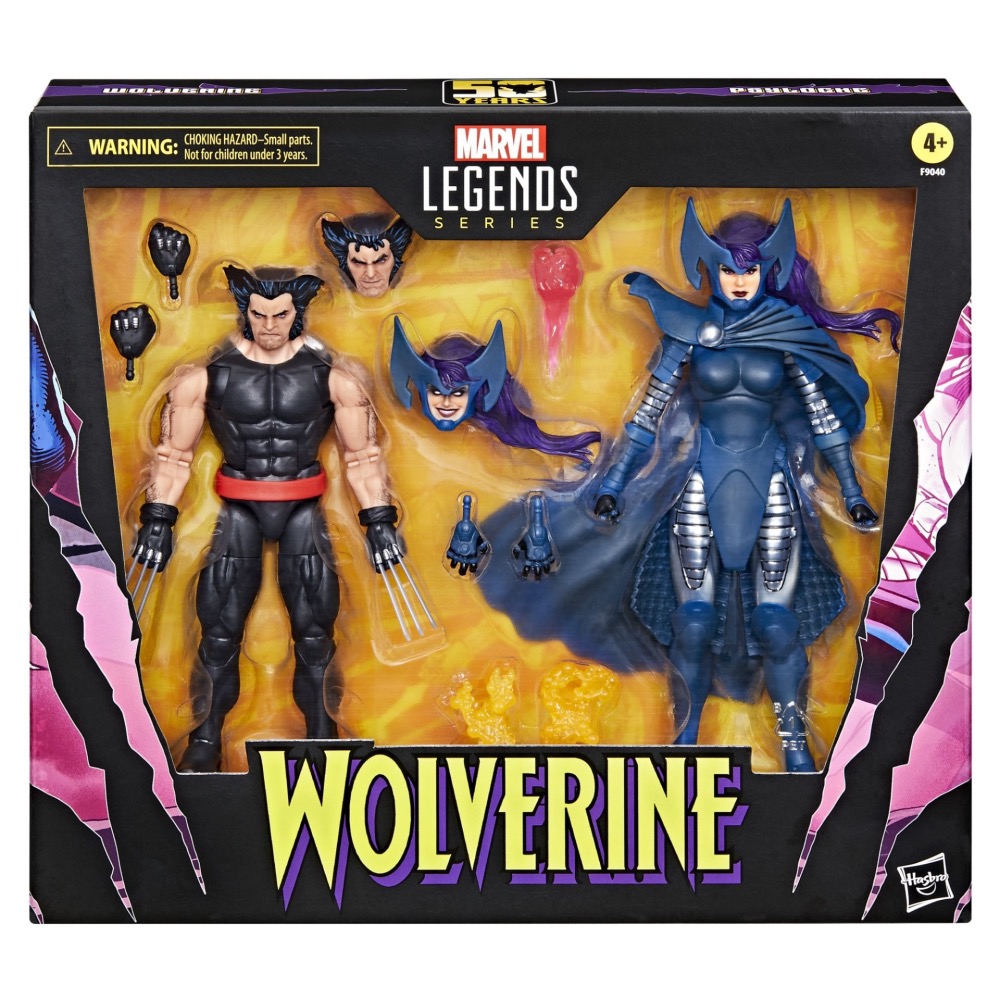 漫威 Marvel ML6吋 金鋼狼50周年 Wolverine and Psylocke 靈蝶-細節圖10