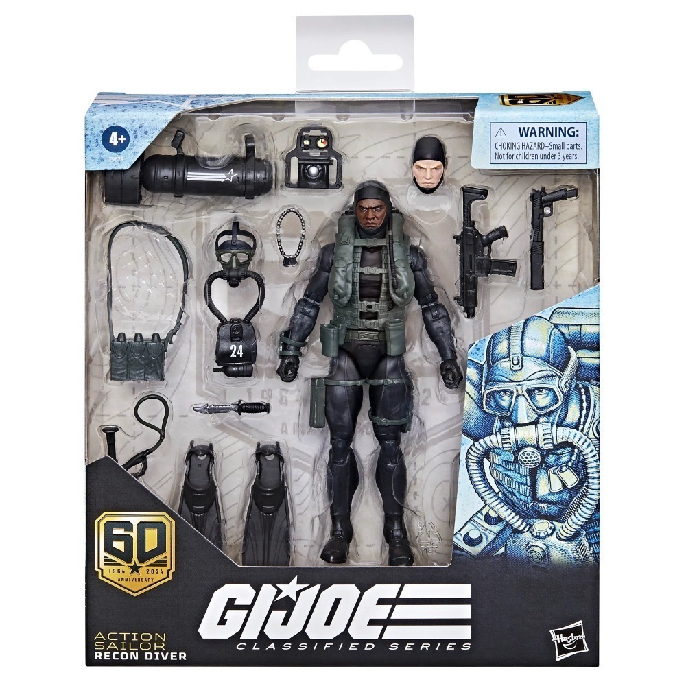 G.I. Joe 6吋 特種部隊系列 60周年 Sailor-Recon Diver 偵查蛙人-細節圖10