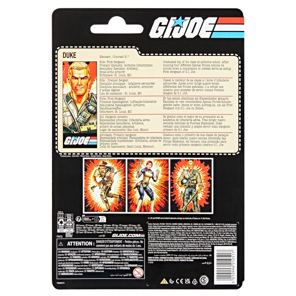 G.I. Joe 6吋 特種部隊系列 Retro復古背卡 Duke 公爵-細節圖8